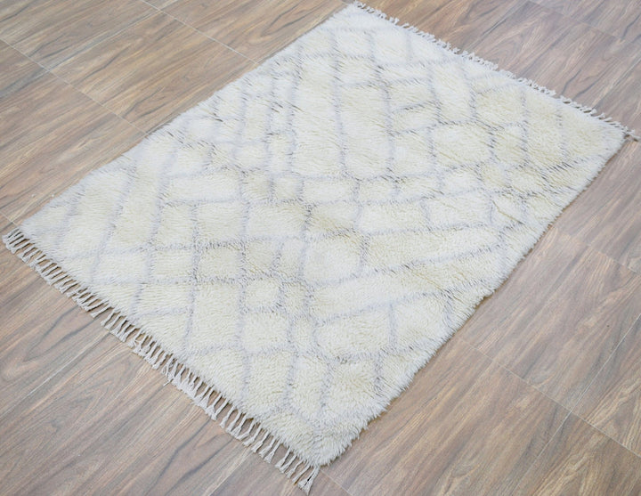 4' X 6' Rug | Modern Handmade New Zealand Wool Area Rug | The Rug Decor |TRD171746 - The Rug Decor