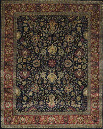 4x6 and 8x10 Feet Luxury Fine Handknotted Oriental Persian Mashad Rug | TRD129810 - The Rug Decor