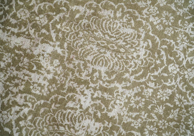 4x6 Fine Hand Knotted Cooper and Silver Traditional Vintage Persian Style Antique Wool and SIlk Rug | AGR16 - The Rug Decor