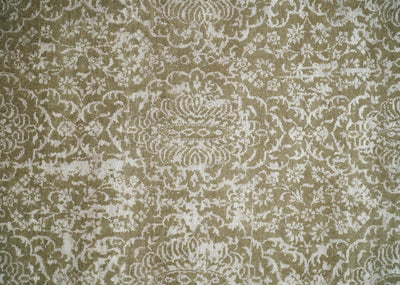 4x6 Fine Hand Knotted Cooper and Silver Traditional Vintage Persian Style Antique Wool and SIlk Rug | AGR16 - The Rug Decor