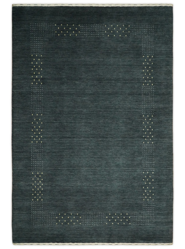 Gray Solid - Rectangle Small Rug