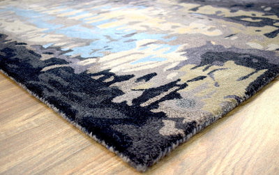5'x 8' Rug | Modern Handmade fine Wool Viscose Area Rug | The Rug Decor | TRD633958 - The Rug Decor