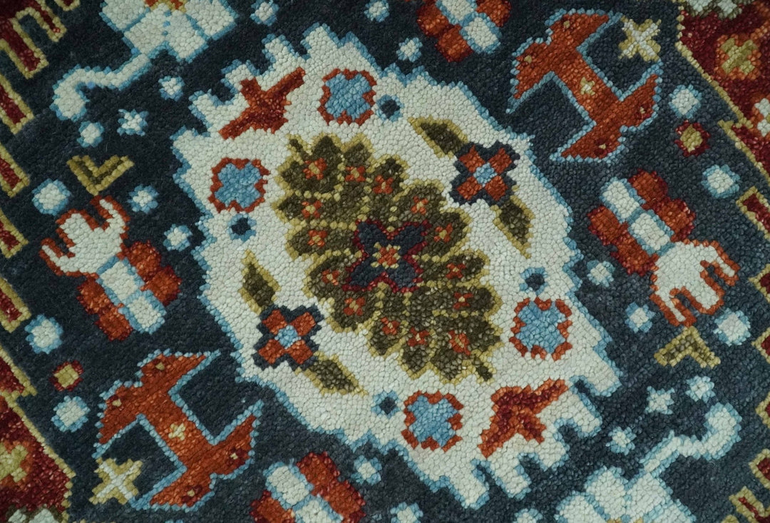 5x8, 6x9, 8x10, 9x12, 10x14 and 12x15 Hand Knotted traditional Oriental Ivory, Rust and Gray Traditional Rug | TRDCP1040912 - The Rug Decor