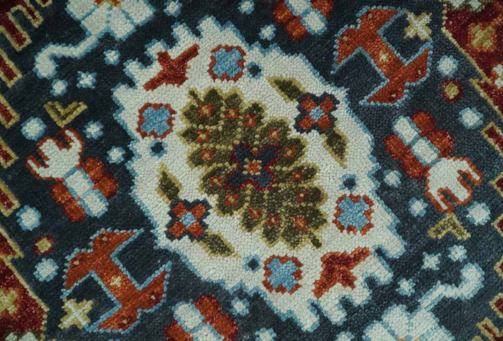 5x8, 6x9, 8x10, 9x12, 10x14 and 12x15 Hand Knotted traditional Oriental Ivory, Rust and Gray Traditional Rug | TRDCP1040912 - The Rug Decor