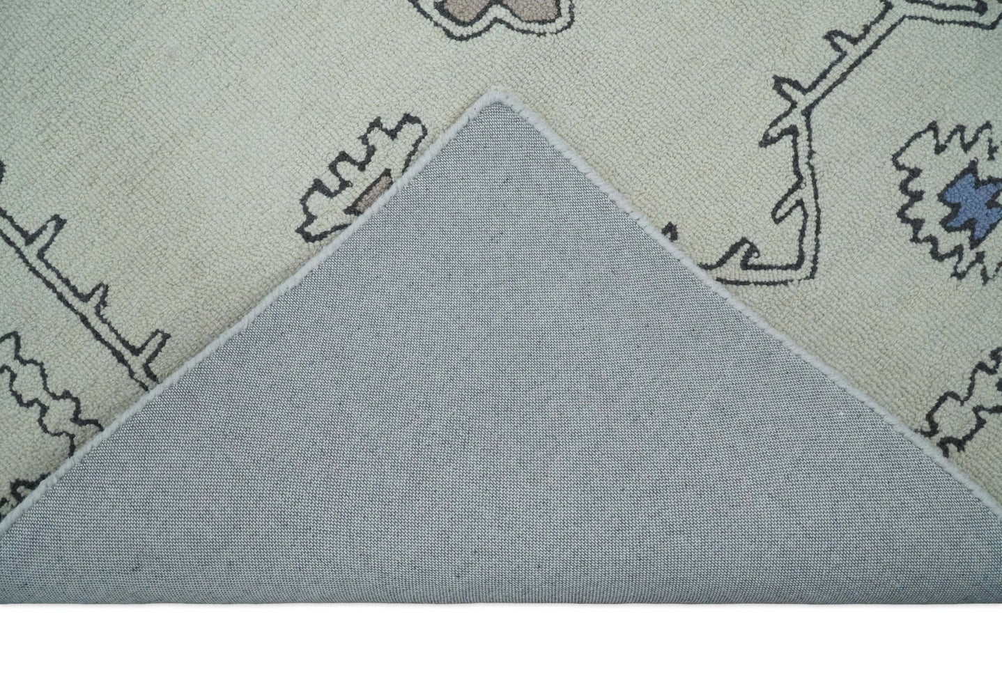 5x8, 6x9, 8x10 and 9x12 Ivory and Peach Persian Style Antique Oriental Tribal Hand Tufted Wool Area Rug | TRI3 - The Rug Decor