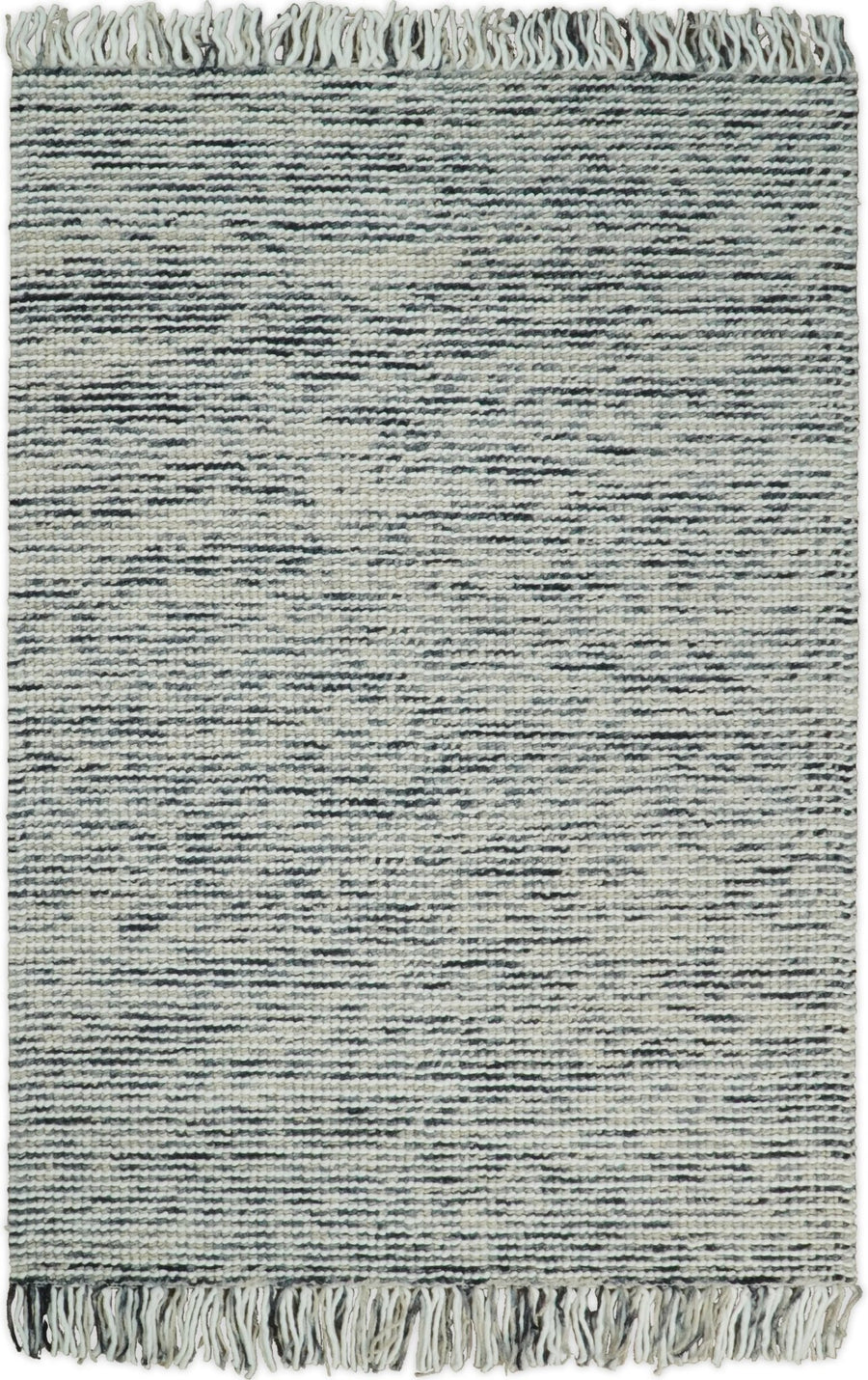 5x8 and 8x10 Hand Made Blue Woolen Chunky and Soft Area Rug | JOY1 - The Rug Decor