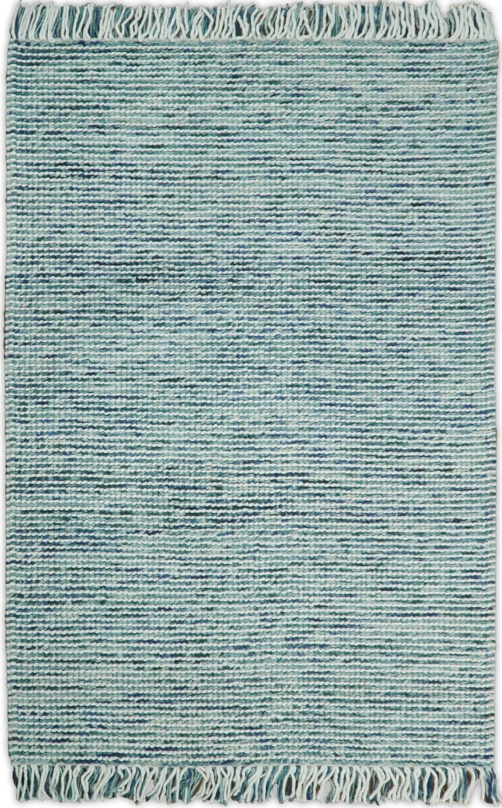 5x8 and 8x10 Hand Made Blue Woolen Chunky and Soft Area Rug | JOY4 - The Rug Decor