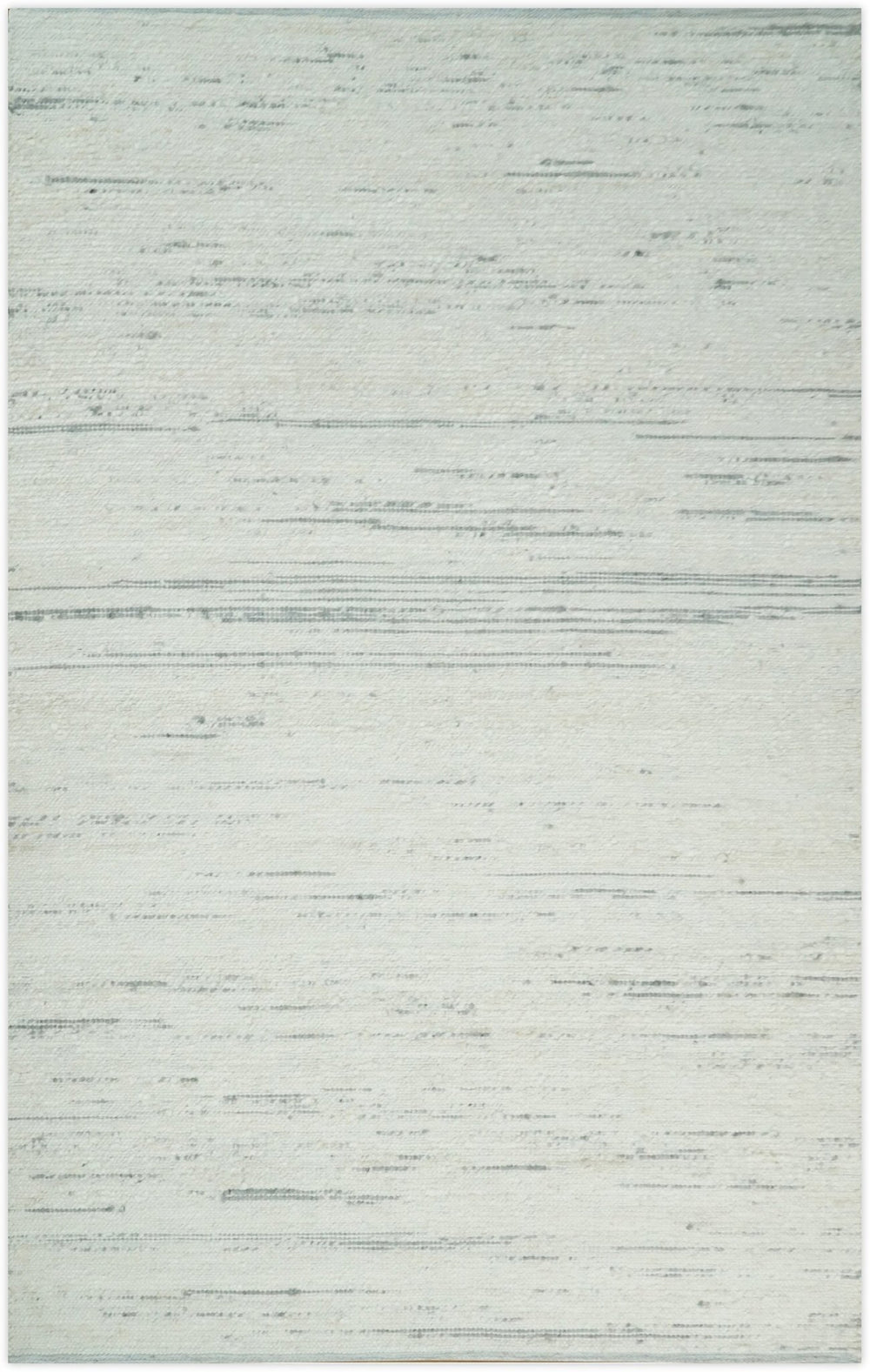 5x8 and 8x10 Hand Made Woolen Chunky and Soft Ivory and Gray Area Rug | BER2 - The Rug Decor