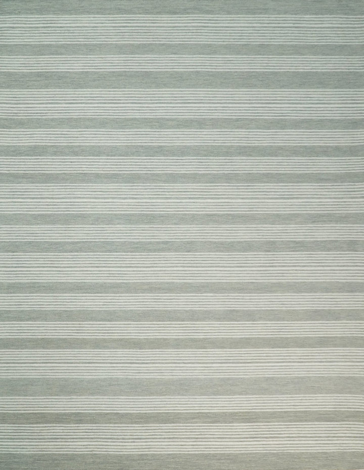 5x8 and 8x10 Hand Made Woolen Modern Grey and Ivory Area Rug | NAU001 - The Rug Decor