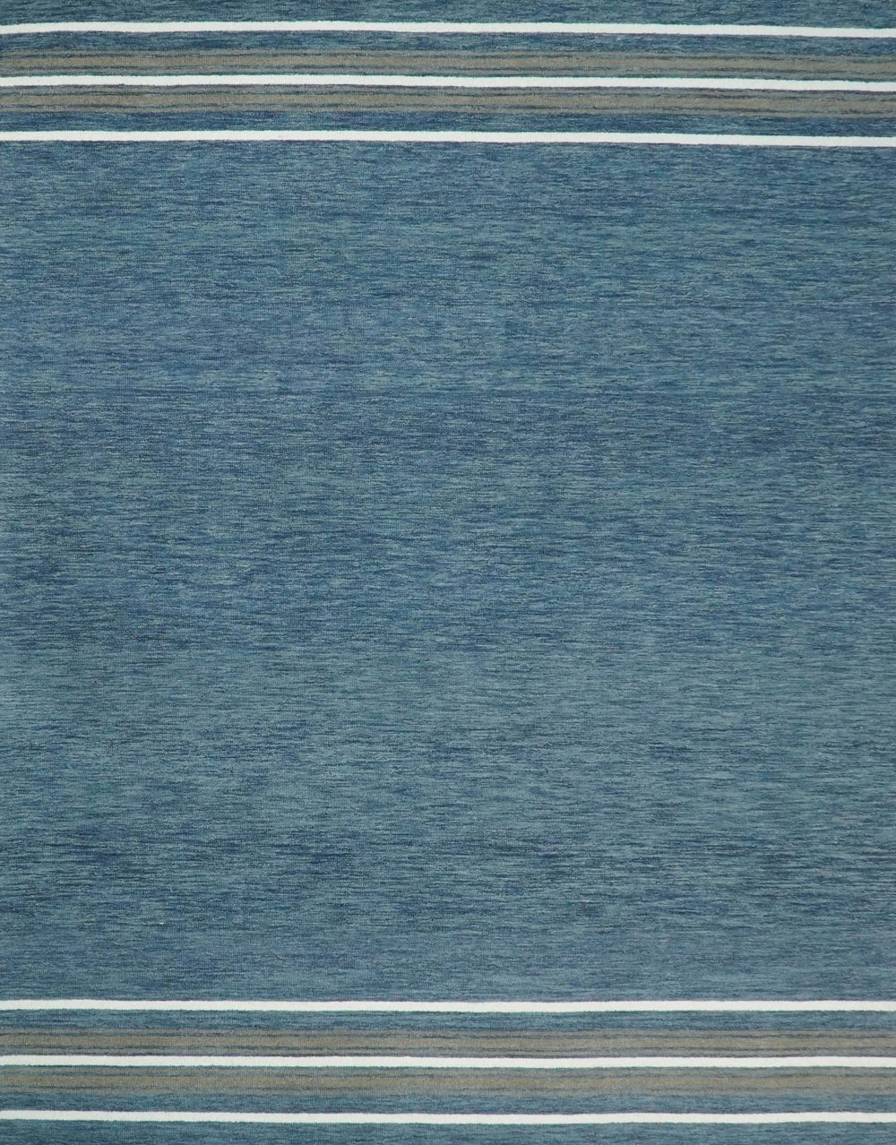 5x8 and 8x10 Hand Made Woolen Modern Solid Blue Area Rug | NAU004 - The Rug Decor