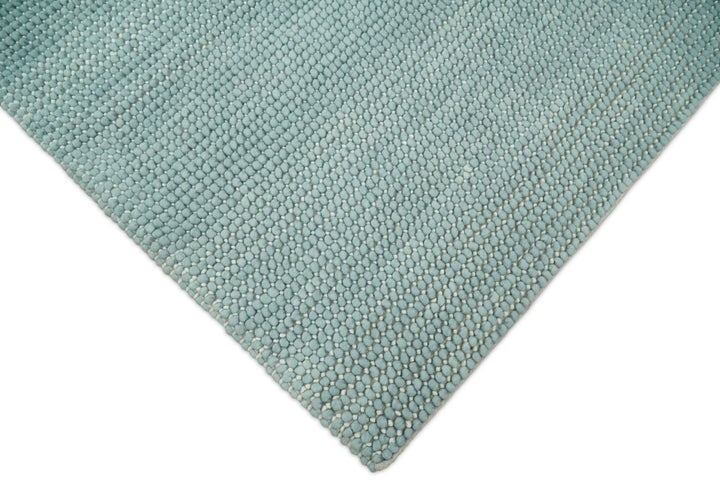 5x8 and 8x10 Modern Handmade Solid Blue Wool Area Rug | The Rug Decor | TRD2383 - The Rug Decor