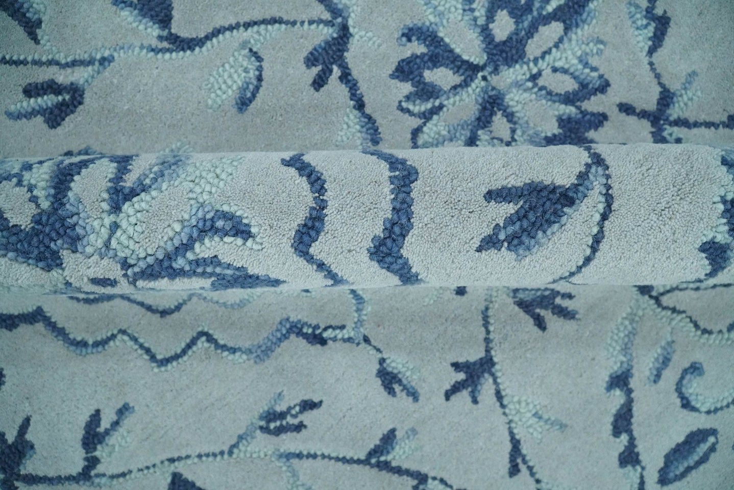 5x8 and 8x11 Handmade Area rug made with fine Wool Area Rug | TRD6380B - The Rug Decor