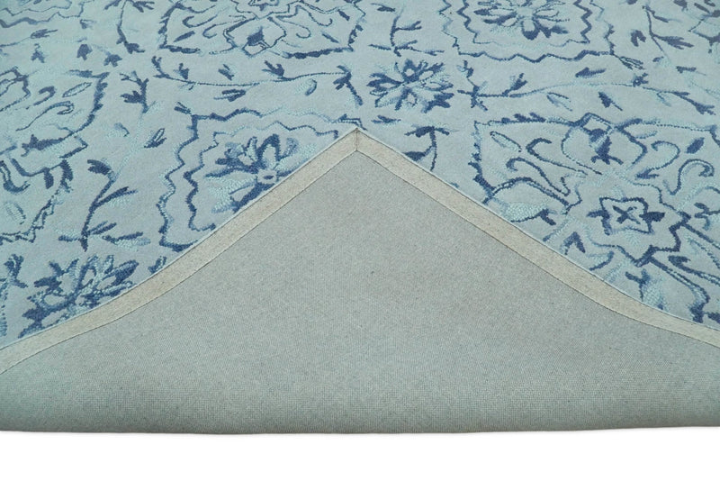 5x8 and 8x11 Handmade Area rug made with fine Wool Area Rug | TRD6380B - The Rug Decor