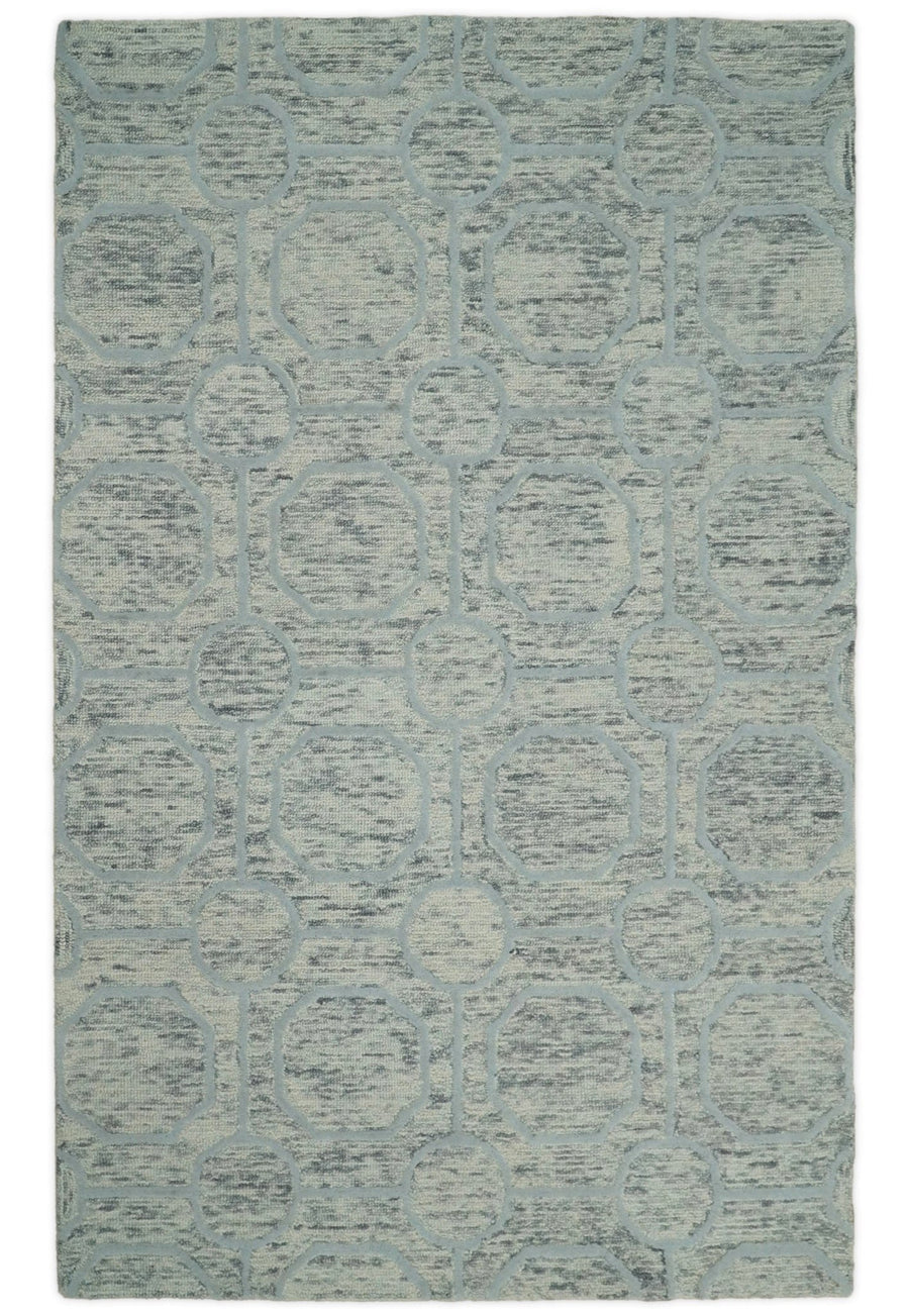5x8 and 8x11 Wool Area Rug | Handmade Area rug made with fine wool - The Rug Decor