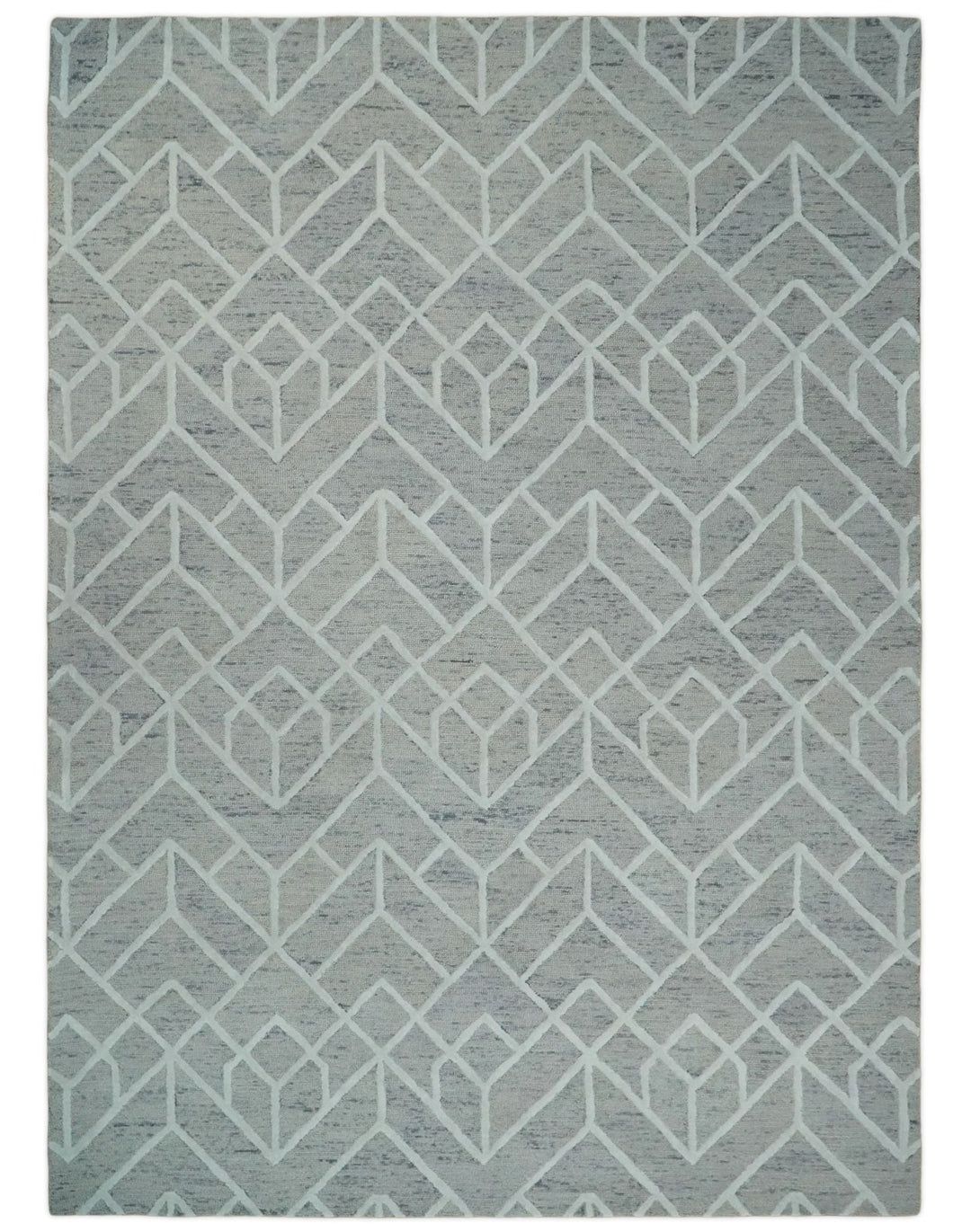 5x8 and 8x11 Wool Area Rug | Handmade Area rug made with fine wool | TRD6373C - The Rug Decor
