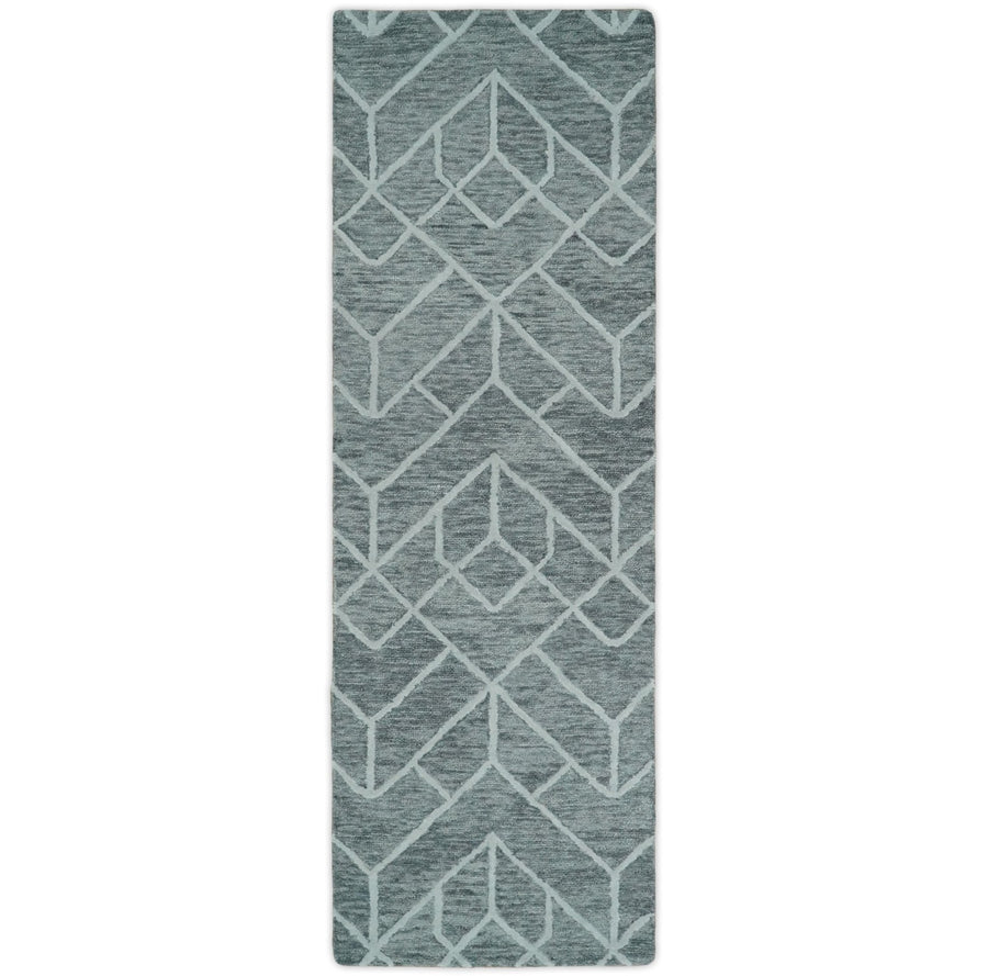 5x8 and 8x11 Wool Area Rug | Handmade Area rug made with fine wool | TRD6373C - The Rug Decor