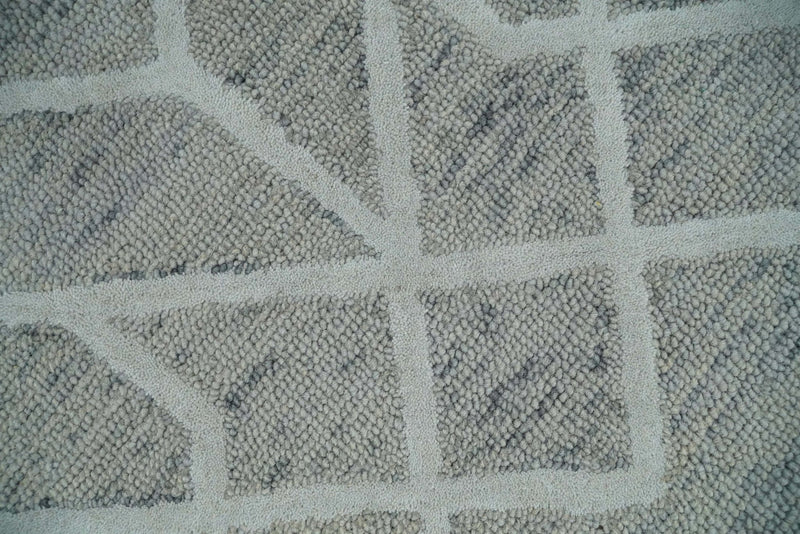 5x8 and 8x11 Wool Area Rug | Handmade Area rug made with fine wool | TRD6373C - The Rug Decor