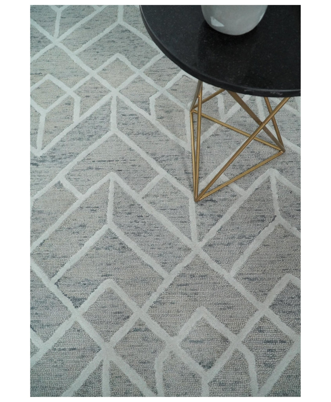 5x8 and 8x11 Wool Area Rug | Handmade Area rug made with fine wool | TRD6373C - The Rug Decor
