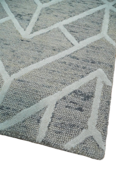 5x8 and 8x11 Wool Area Rug | Handmade Area rug made with fine wool | TRD6373C - The Rug Decor