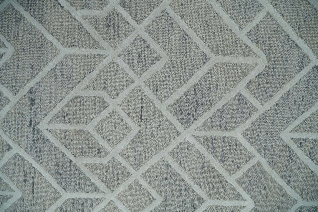 5x8 and 8x11 Wool Area Rug | Handmade Area rug made with fine wool | TRD6373C - The Rug Decor