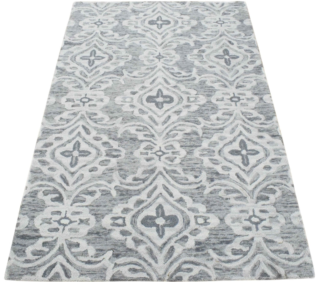 5x8 and 8x11 Wool Area Rug | Handmade Area rug made with fine wool | TRD6374A - The Rug Decor