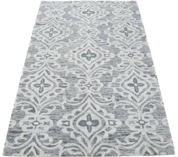 5x8 and 8x11 Wool Area Rug | Handmade Area rug made with fine wool | TRD6374A - The Rug Decor