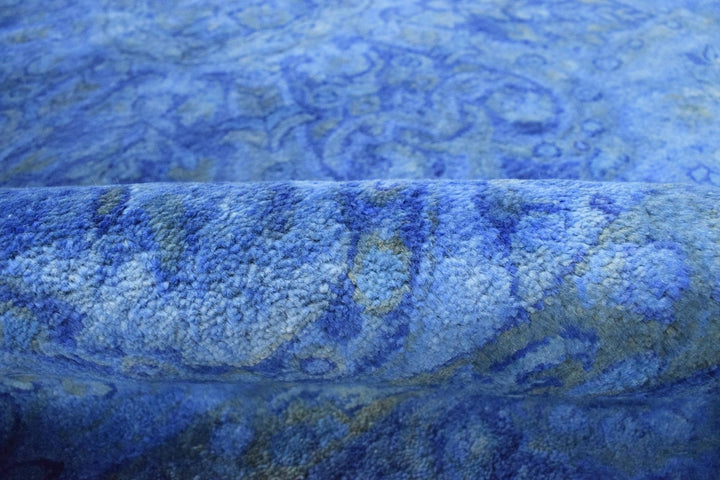 5x8 Gold Handmade Overdyed Wool Area Rug | TUF8 - The Rug Decor