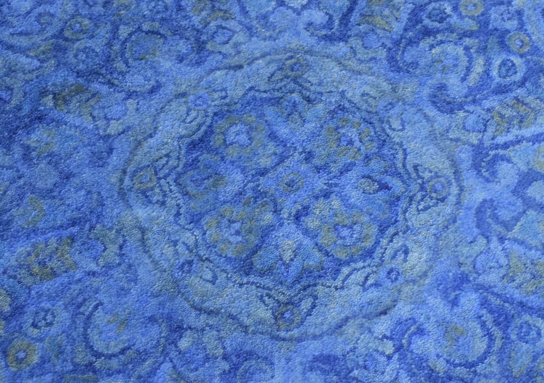 5x8 Gold Handmade Overdyed Wool Area Rug | TUF8 - The Rug Decor