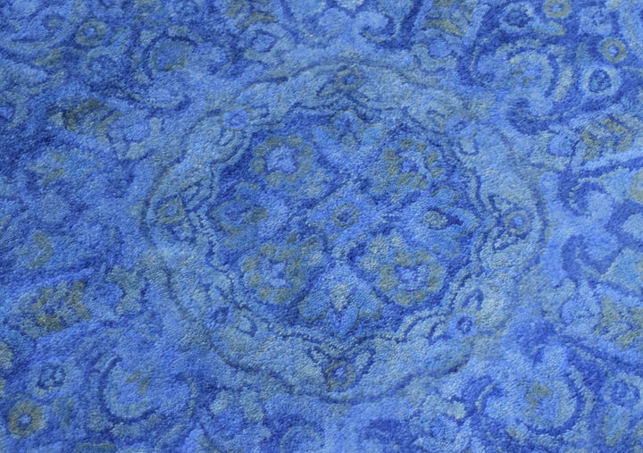 5x8 Gold Handmade Overdyed Wool Area Rug | TUF8 - The Rug Decor