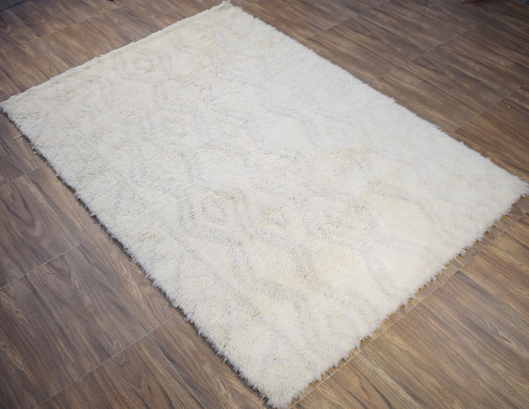 5X8 Rug | Modern Handmade New Zealand Wool Area Rug | The Rug Decor |TRD172158 - The Rug Decor