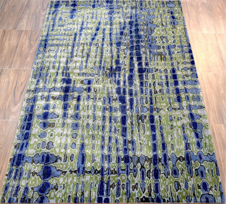 5x8 Rug | Traditional Handmade Wool blended with Viscose Area Rug | The Rug Decor | TRD629858 - The Rug Decor