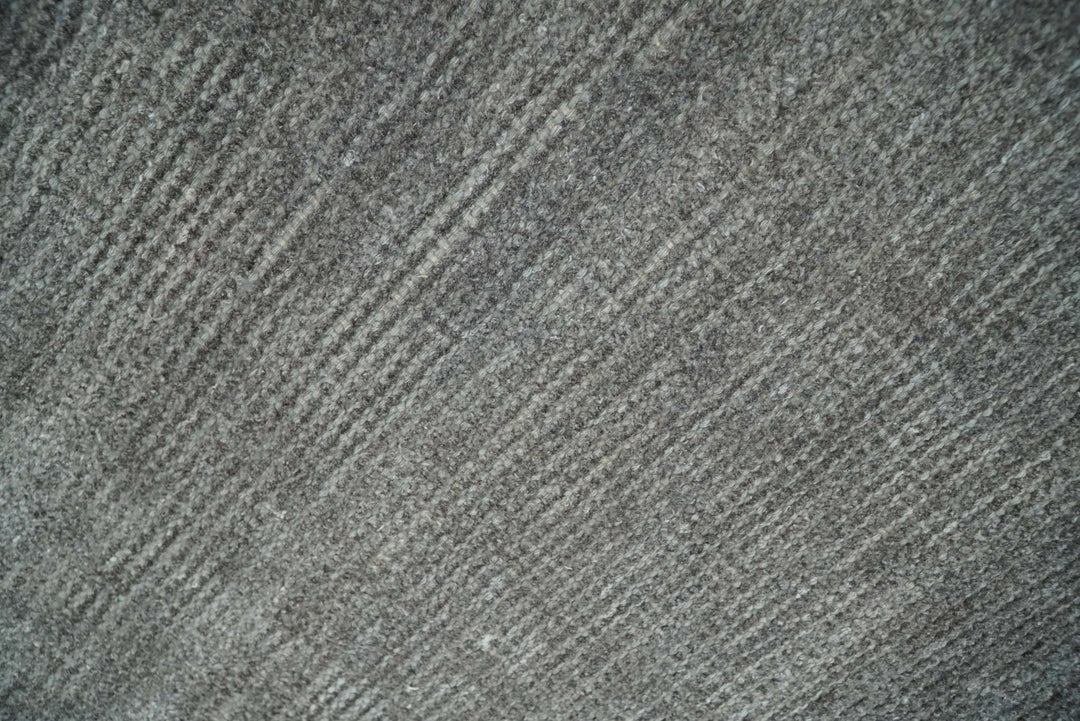 5x8 Solid Gray Rug made with wool and viscose blend | TRD178A - The Rug Decor