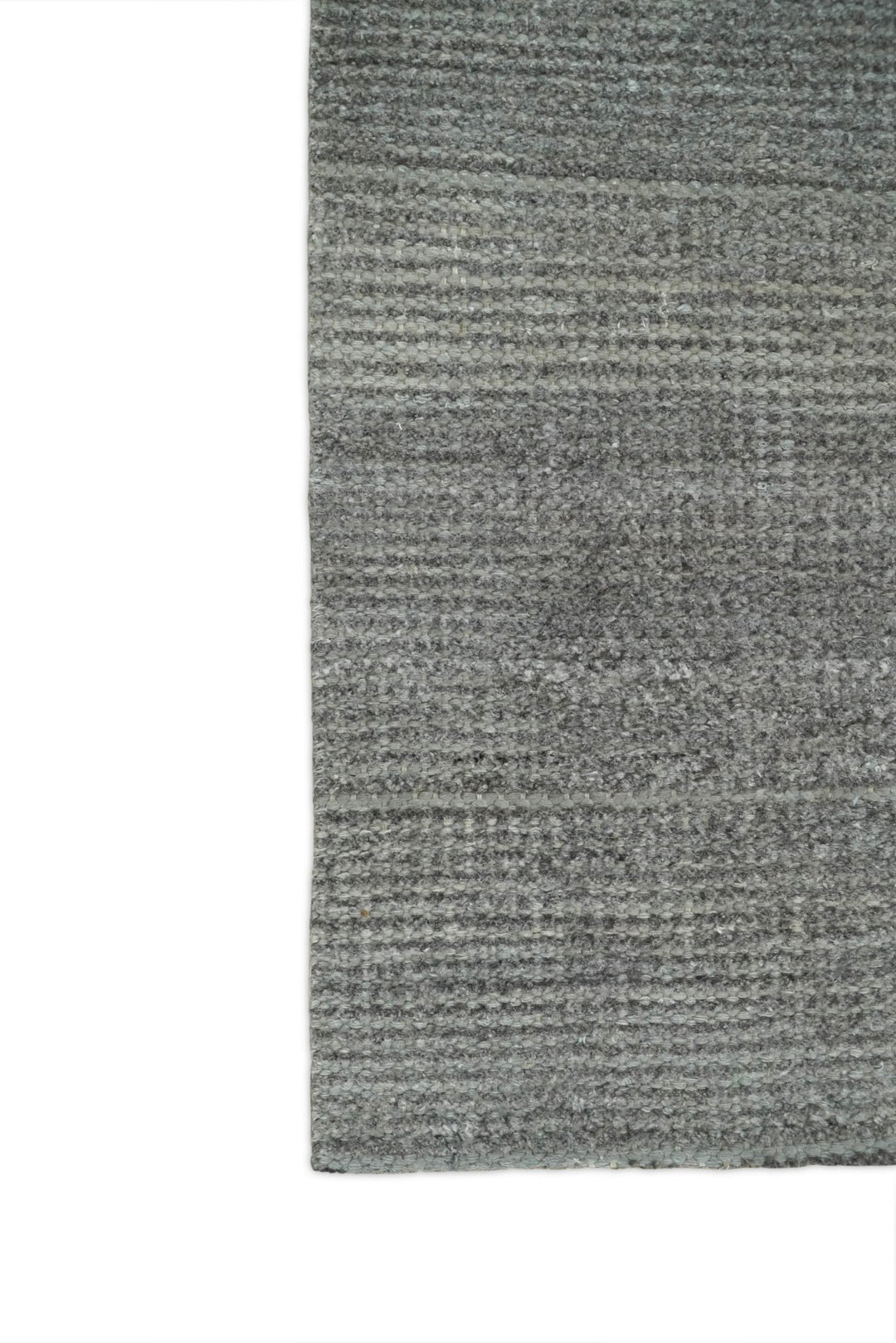 5x8 Solid Gray Rug made with wool and viscose blend | TRD178A - The Rug Decor