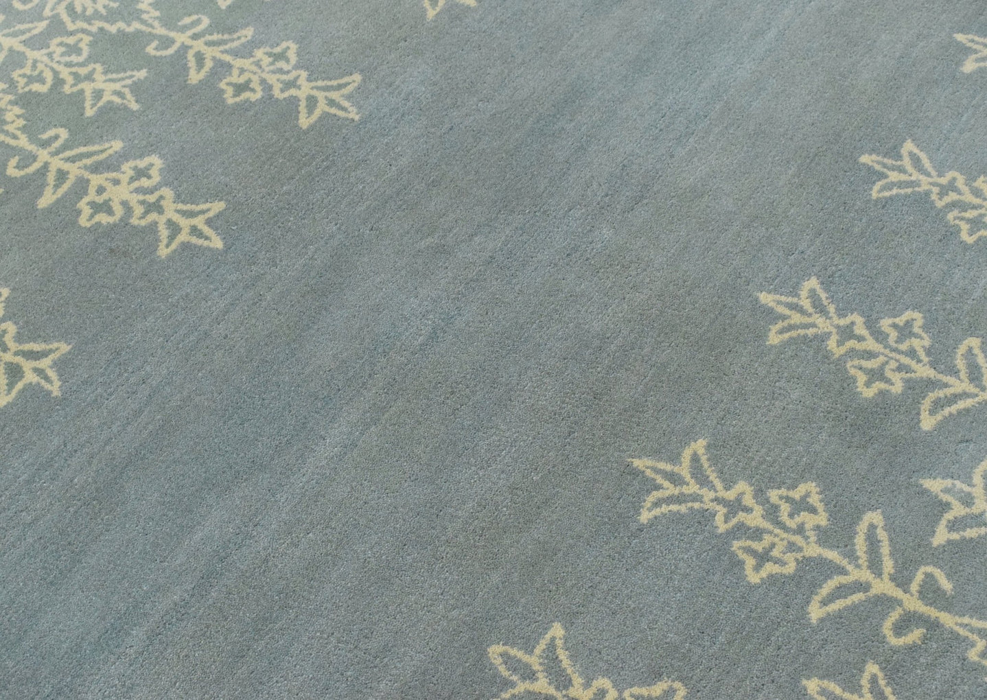 5x8 Wool Area Rug | Handmade Area rug made with fine wool | Bedroom Rug, Wool Rug, Blue and Beige Rug, Living Room Rug - The Rug Decor