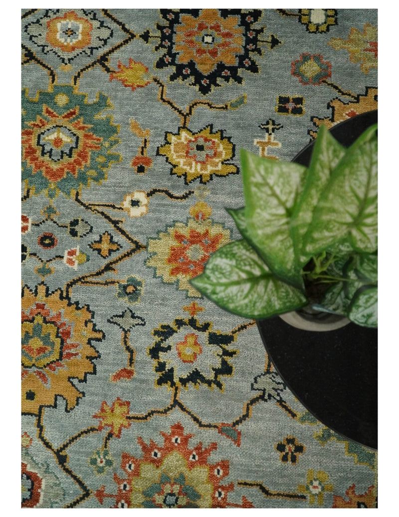 6x9, 8x10, 9x12, 10x14 and 12x15 Antique Traditional Persian Blue and Ivory Vintage Style Area Rug | TRDCP657 - The Rug Decor