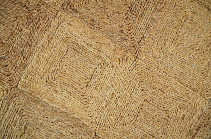 6x9 and 8x10 Hand Woven 100% Natural Fiber Brown Natural Jute and Wool Rug | JR16 - The Rug Decor