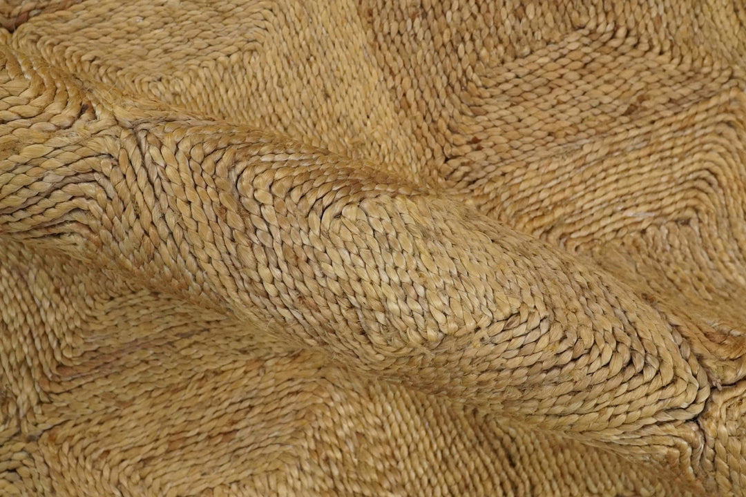 6x9 and 8x10 Hand Woven 100% Natural Fiber Brown Natural Jute and Wool Rug | JR16 - The Rug Decor
