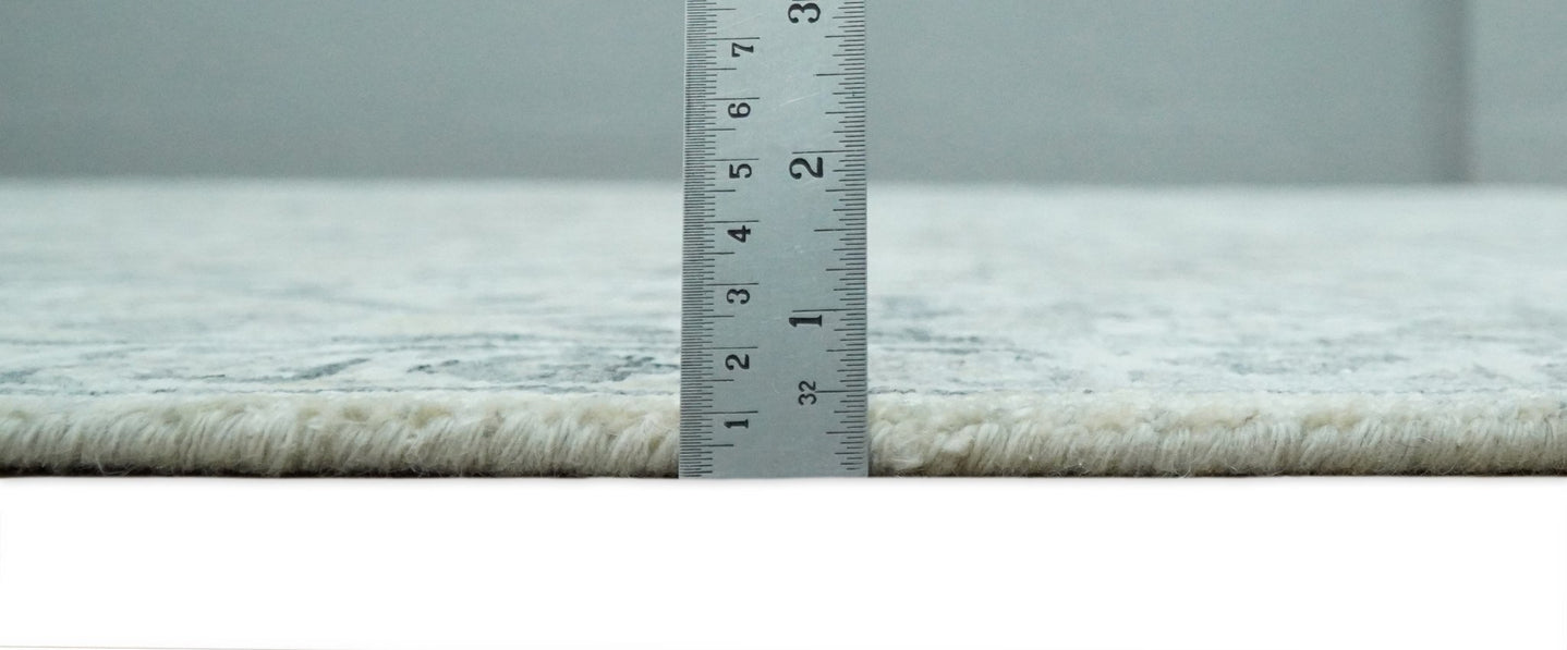 6x9 and 8x11 Beige and Gray Bamboo Silk and Wool Traditional Persian Antique Area Rug | TRDCP201 - The Rug Decor