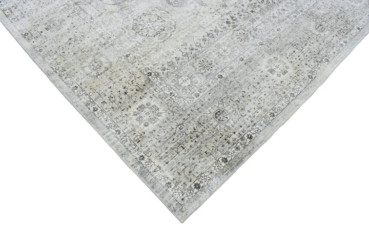 7.8x9.8 Rug, Abstract Blue and Gray Rug made with Viscose Art Silk, Living, Dinning and Bedroom Rug | TRD0091AR7898 - The Rug Decor