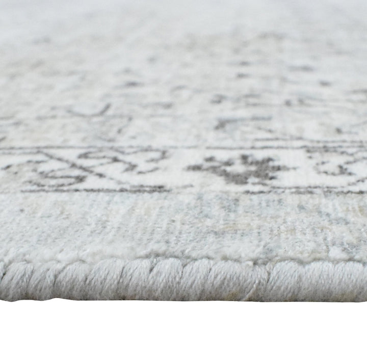 7.8x9.8 Rug, Abstract Blue and Gray Rug made with Viscose Art Silk, Living, Dinning and Bedroom Rug | TRD0091AR7898 - The Rug Decor