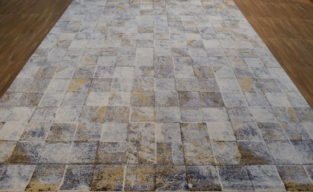 8x10 Rug Handmade Bamboo Silk Contemporary Area Rug | The Rug Decor | TRD1756810 - The Rug Decor