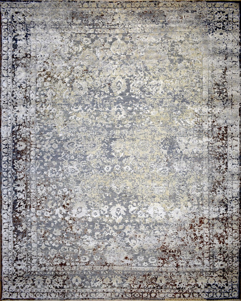 8'x10' Rug | Handmade Hand-Spun Wool and silk Area Rug | The Rug Decor | TRD1793810 - The Rug Decor