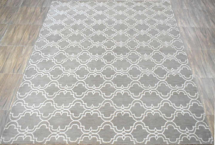 8'x10' Rug | Modern Hand Made Indian Wool Area Rug | The Rug Decor | TRD1006810 - The Rug Decor