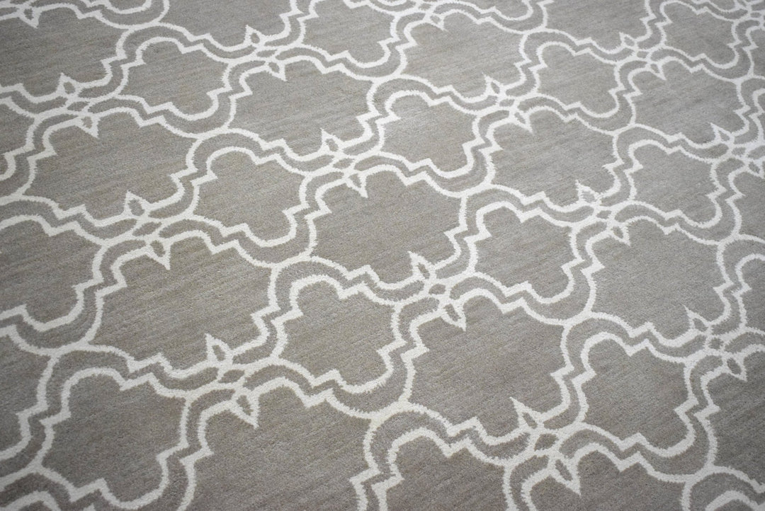 8'x10' Rug | Modern Hand Made Indian Wool Area Rug | The Rug Decor | TRD1006810 - The Rug Decor