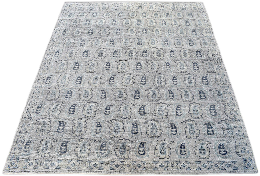 8'x10' Rug | Modern Handmade Wool Area Rug | The Rug Decor |TRD2142810 - The Rug Decor