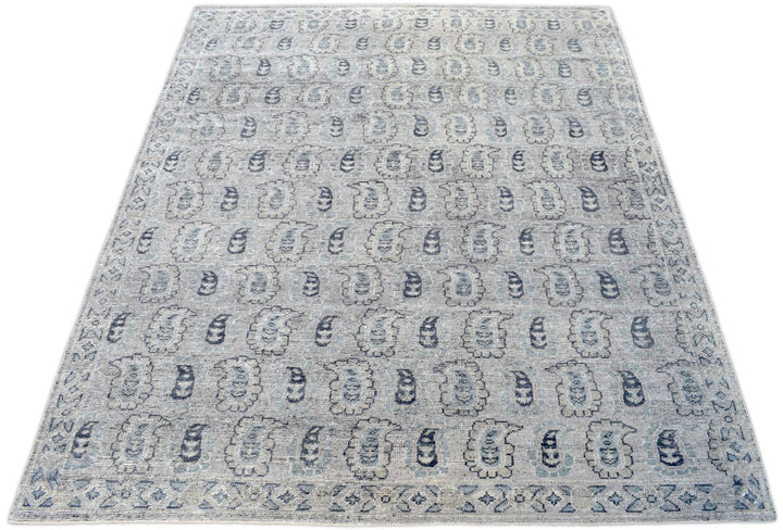 8'x10' Rug | Modern Handmade Wool Area Rug | The Rug Decor |TRD2142810 - The Rug Decor