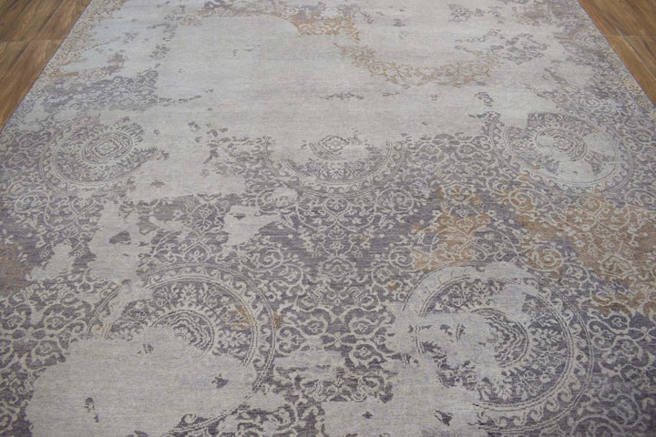 8x10 Rug | Modern Handmade Wool blended viscose Area Rug | The Rug Decor | TRD1634810 - The Rug Decor