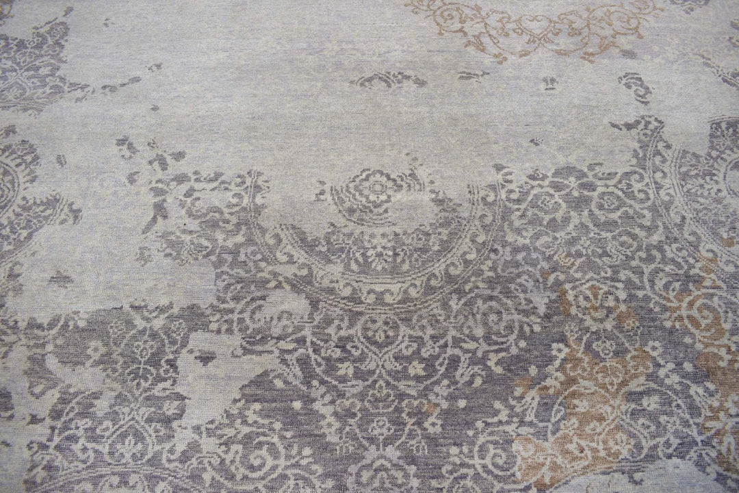8x10 Rug | Modern Handmade Wool blended viscose Area Rug | The Rug Decor | TRD1634810 - The Rug Decor