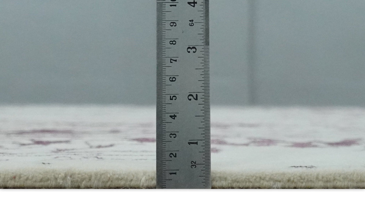 8x11 Beige and Dark Purple Modern Abstract Hand Knotted Persian Wool Area Rug | AE14811 - The Rug Decor