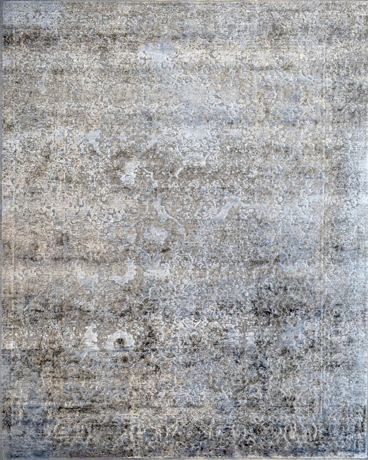 9'x12' | Rug Modern Hand made Hand-spun wool and Handspun Bamboo Silk Area Rug | The Rug Decor | TRD2028912 - The Rug Decor